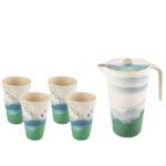 Bamboo Jug and Cup Set Wholesale