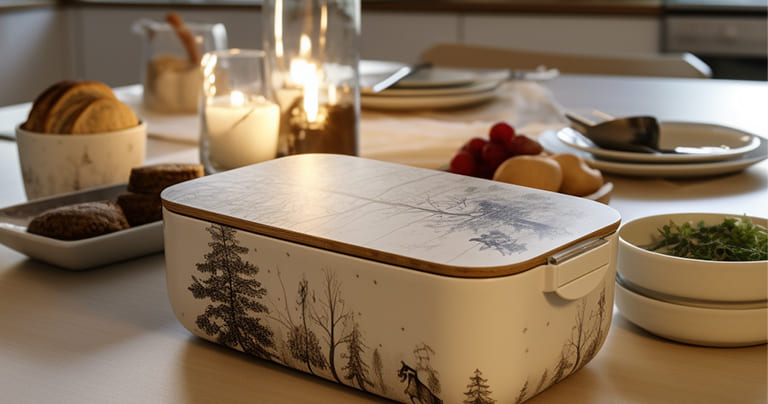 Personalized Bamboo Lunch Box